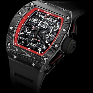 Replica Richard Mille Watch-RM 011 Flyback Chronograph Black Night TZP Black Ceramic and NTPT Carbon